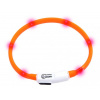 Obojok USB Visio Light 35cm oranžový KAR