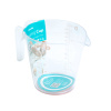 Odmerka v tvare poháru - 1L - plast - 19 x 11,5 x 14 cm