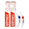 ELMEX CARIES PROTECTION ZUBNA PASTA DUOPACK 2x75 ml + 2 medzizubné kefky zadarmo, 1x1 set, 8588000300914
