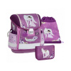 BELMIL Little Princess Purple, školský set 3-dielny, aktovka+peračník+taška na prezuvky