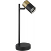 Globo Lighting Brisbon stolová lampa 1x5 W čierna-medená 57850T