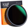Šedý filter K&F Concept ND 3-1000 sivý REGULOVATEĽNÝ FADER MC PRO D 82 mm