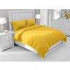 Biante Bavlnené jednofarebné posteľné obliečky Moni MO-069 Žlté Predĺžené 140x220 a 70x90 cm