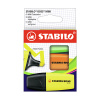 Zvýrazňovač - STABILO BOSS MINI - 3 ks balenie - žltá, oranžová, zelená
