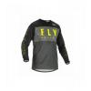 Dres F-16, FLY RACING - USA 2022 dětský (šedá/černá/hi-vis) YL