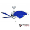 FANTASIA SPINNAKER 111375 52“ nerezová oceľ/modrá Reverzný stropný ventilátor