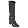 Moschino Cheap & CHIC Čižmy do mesta STUD Čierna