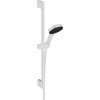 Hansgrohe Pulsify Select S, sprchová súprava 105 3jet Relaxation EcoSmart so sprchovou tyčou 65 cm, matná biela, HAN-24161700