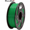 XtendLAN PLA filament 1,75mm průhledný zelený 1kg 3DF-PLA1.75-TRGN 1kg