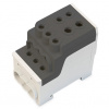 Rozbočovacia svorka UVB 200A L S, 1x70mm² + 1x35mm² + 6x16mm², čierna