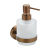 Sapho X-ROUND COPPER dávkovač mydla 200ml, mliečne sklo, meď mat XR103PG