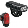 Set svetla a blikačky Lezyne Connect Smart 1000XL/KTV Smart Pair - black uni
