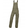 ARDON URBAN Pracovní kalhoty s laclem khaki prodloužené 2XL H6453/2XL
