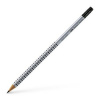 Grafitová ceruzka s gumou, B, trojhranný tvar, FABER CASTELL Grip 2001