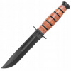 Ka-bar taktický nôž 1252 (KA-Bar Short User Nużmc zúbkovaný 1252 nôž s puzdrom)