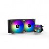 ZALMAN vodní chladič Alpha2 A24, 2x120mm, PWM, ARGB, LGA1851, AM5 ALPHA2 A24 Black