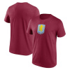 Team Essential Logo pánske tričko Claret L