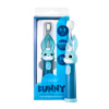 VITAMMY Bunny Sonická zubná kefka pre deti s LED svetlom a nanovláknami, 0-3 roky, modrá, 5901793647920