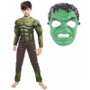 Kostým pre chlapca- Kostým kapitán Amerika zábava lopta Halloween 120-130 (Hulk Outfit Mask Fun Halloween 120-130)