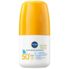 Nivea Sun Detské mlieko na opaľovanie v guľôčke Sensitive OF 50+, 50 ml, OF 50+, Akcia