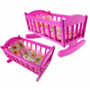 Kolíska plastová pre bábiky 30cm 5900672980073 Wiky