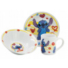 STOR Keramická sada Stitch 3 díly v dárkové krabičce