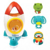 Lexibook Vesmírna raketa Sada hračiek do kúpeľa s 3 stláčacími zvieratkami