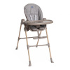 CHICCO Stolička jedálenská Polly Essential - Ash