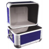 ROADINGER Record Case ALU 50/50, rounded, dark blue