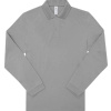 B&C | My Polo 210 LSL, Piqué polo s dlhým rukávom, sivá sport, L