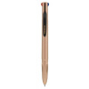 Guľôčkové pero, 0,37 mm, stláčací mechanizmus, 4 farby, ZEBRA Smooth, rose gold