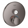 Grohe Grohtherm SmartControl Termostatická sprchová batéria pod omietku s jedným ventilom, Hard Graphite 29118A00-GR