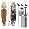 Kubisport Paddleboard 350x90x15 cm s príslušenstvom bielo-hnedý