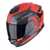 Prilba SCORPION EXO-GT SP AIR FLEX ČIERNA / NEÓNOVO ČERVENÁ S