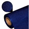 Glitter fólia s trblietkami GL30 námornícka modrá 1 rolka (25 m)