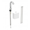 Geberit Piave Elektronická umývadlová batéria, batériové napájanie, easy to clean, kefovaná nerezová 116.164.SN.1