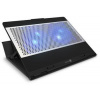 CONNECT IT CONNECT IT FrostBlast chladicí podložka pod notebook s modrým podsvícením, ČERNÁ
