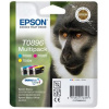 Epson T0895 Multipack - 4-balení - černá, žlutá, azurová, purpurová - originál - blistr - inkoustov C13T08954010