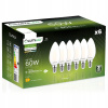 6x LED žiarovka E14 7W = 60W 4000K FILAMENT LUMILED