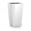 Kvetináč Lechuza Cubico 30 (56cm) Barva: Bílá - lesk kompletný set