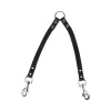 Vodítko pre psa Karlie Rondo rozdvojka 18 mm 30 cm čierne