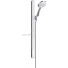 Hansgrohe Raindance Select S - Sprchová súprava 120, 3 prúdy, sprchová tyč 900 mm, biela/chróm 27648400