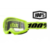 Okuliare 100% STRATA 2 Neon Yellow Prevedenie: číre sklo