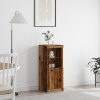 vidaXL Komoda s LED osvetlením, staré drevo 41x37x100 cm