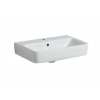 Geberit Selnova Compact Umývadielko 55x37 cm, s 1 otvorom na batériu, s prepadom, biela 501.509.00.7