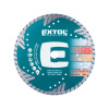 Kotúč rezný diamantový Turbo Grind Cut, 230x2,6mm, suché a mokré rezanie, EXTOL INDUSTRIAL
