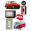 Wydruk na tort masa cukrowa PRL PEWEX FIAT