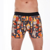 Pánske boxerky Cornette High Emotion 508/143 - Oranžová / 2XL