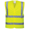 Portwest C470 HI-VIS TWO BAND & BRACE Reflexná vesta S/M, Fluorescenčno žltá