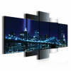 Obraz na plátne viacdielny - OB3824 - Nočný New York 170cm x 100cm - S18